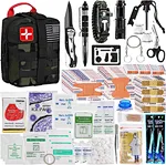 【Comprehensive Survival First Aid Kit, Perfect Gift for Outdoorsman.】This emergency kit was designed by our entire team after a long period of research, taking into account various medical or emergency needs for both outdoor activities and everyday life.